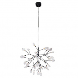 Crystal Lux Подвесная люстра светодиодная Evita SP36 Black/Transparent