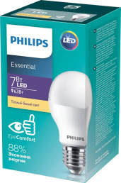 Philips Лампа LED 7W E27 3000K A55 PHILIPS (27964)