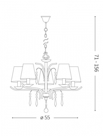 Ideal Lux Светильник подвесной ACCADEMY SP5 020600